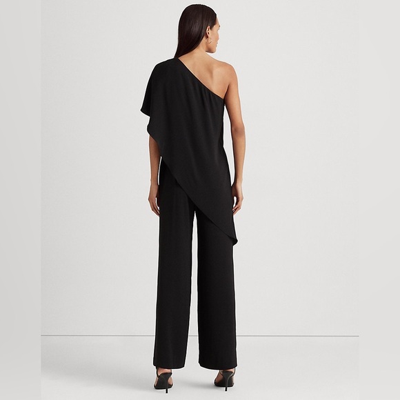 Cape Georgette One-Shoulder Jumpsuit
Lauren - Picture 2 of 12
